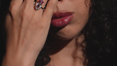 Anello con rubini, formato desktop — Gioielleria La Rosa